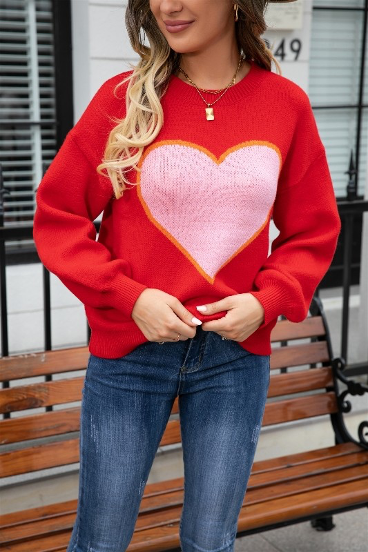 Sweetheart Knit Sweater