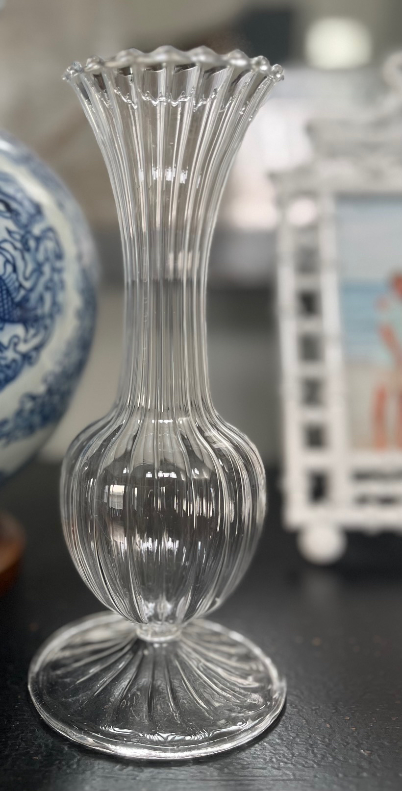 Fluted Vase 8 x 3