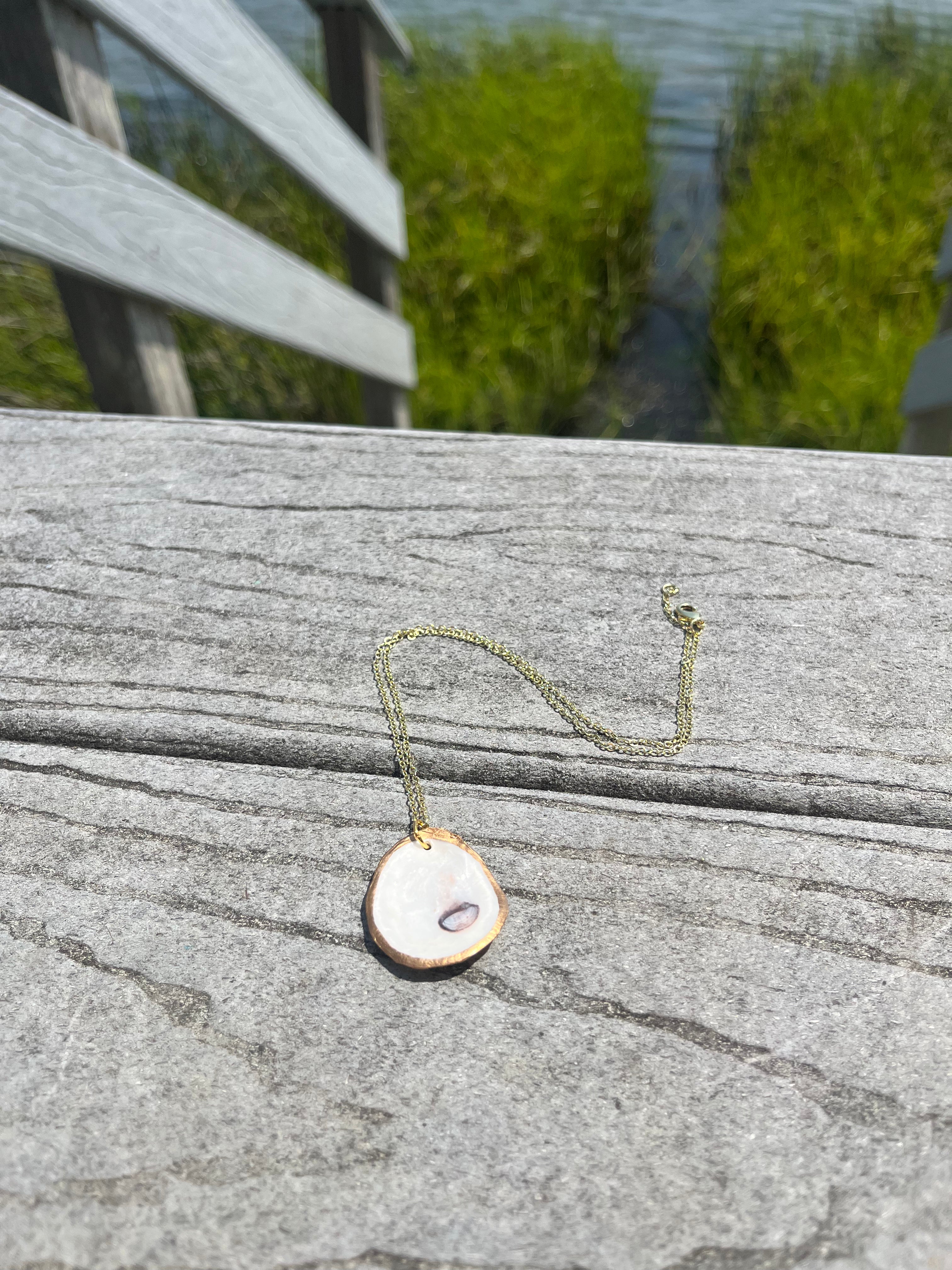 Dainty Oyster Shell Necklace