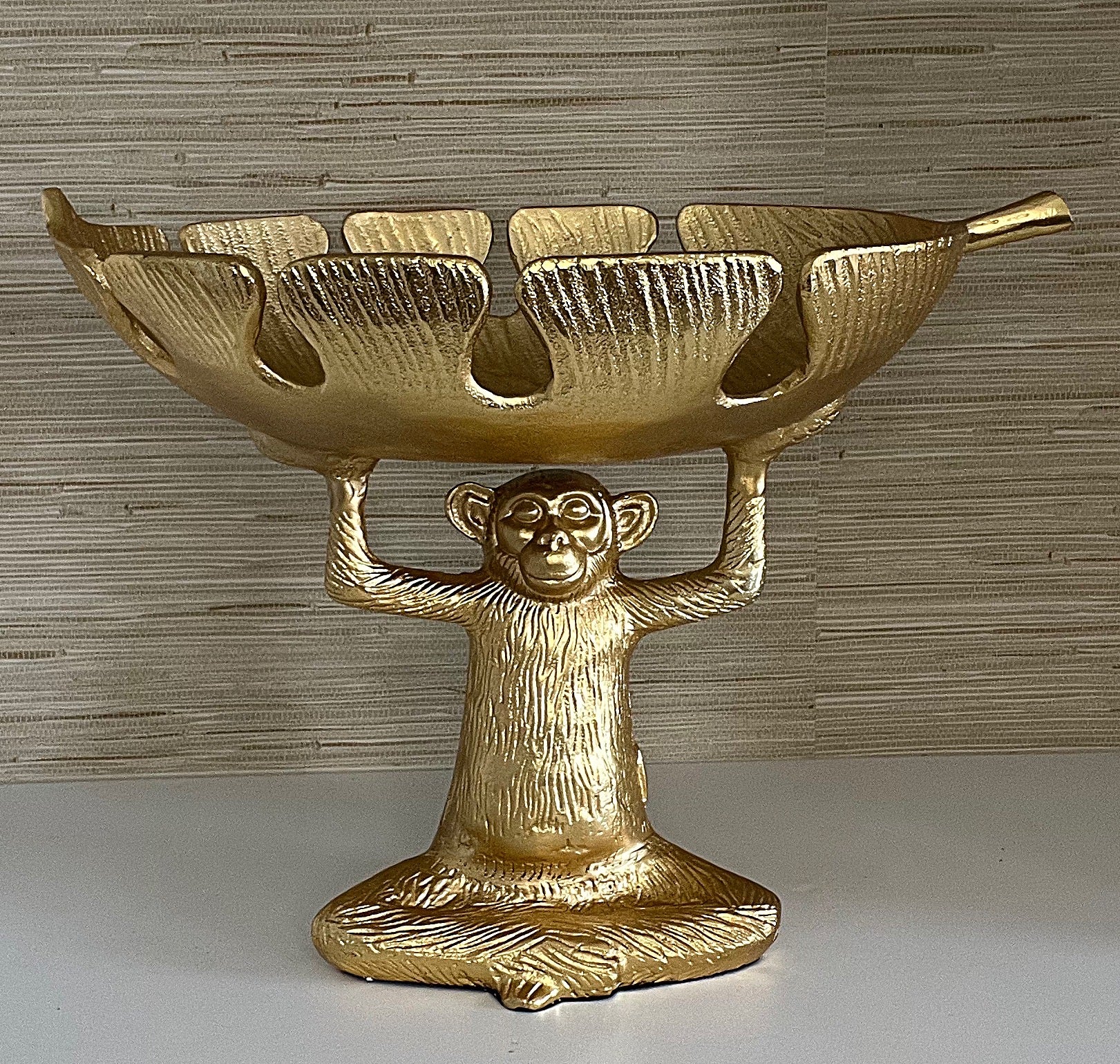 Gold Monkey Decorative Bowl
