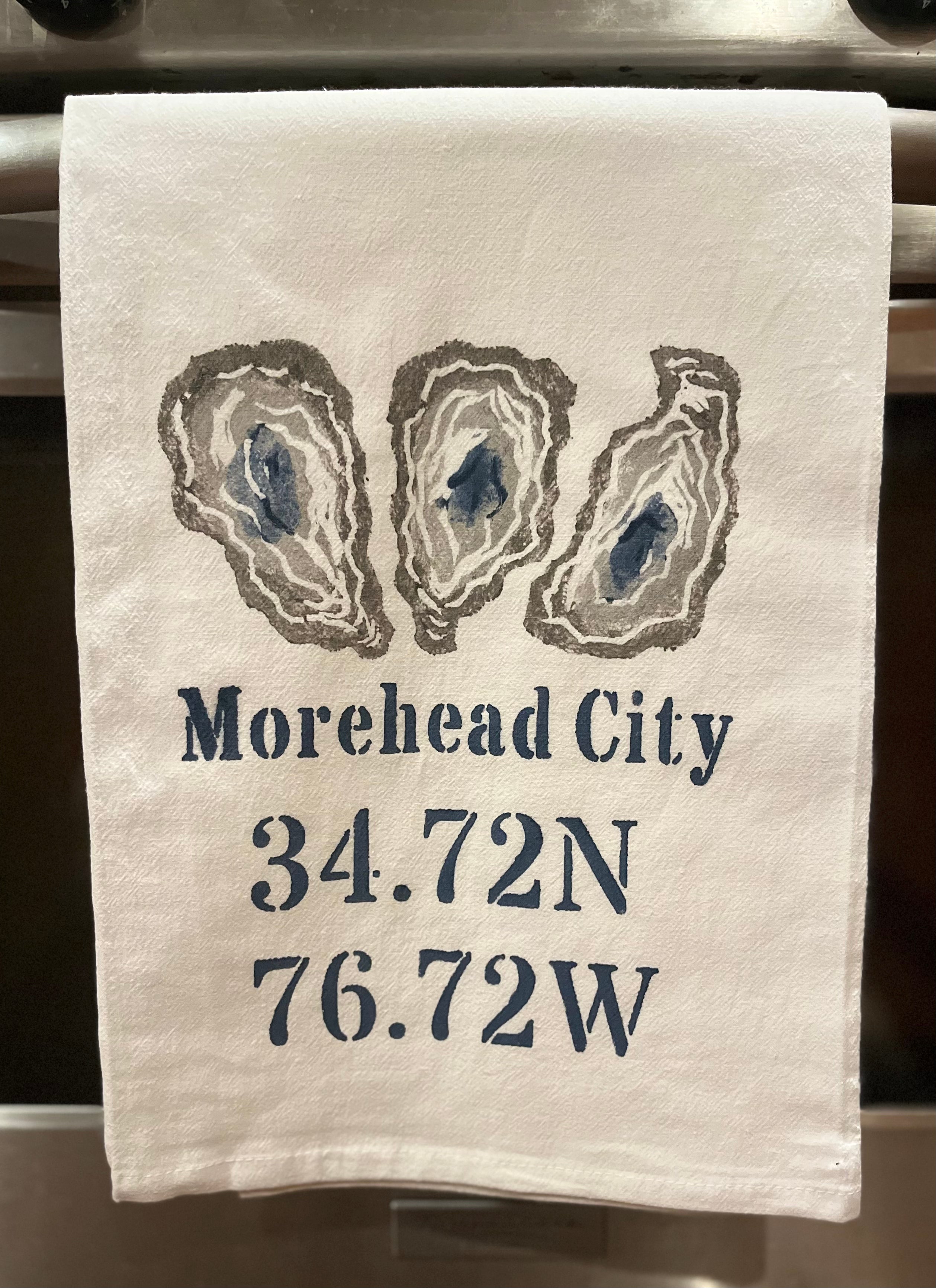 Morehead City Coordinates Towel